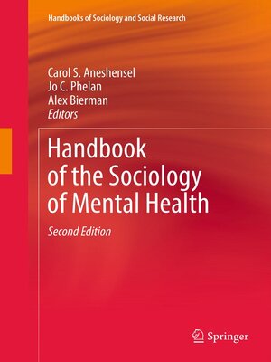 cover image of Handbook of the Sociology of Mental Health